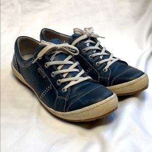 Josef Seibel blue leather European shoes women 8